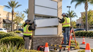 How to Plan a Monument Sign Tenant Panel Replacement