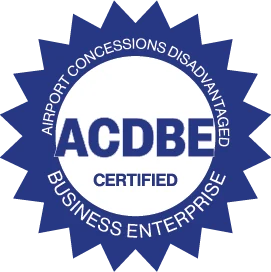Airport Concession Disadvantaged Business Enterprise certification logo