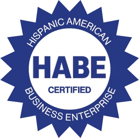 Hispanic American Business Enterprise certification logo