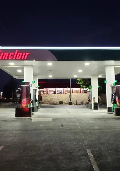 Commercial outdoor lighting project