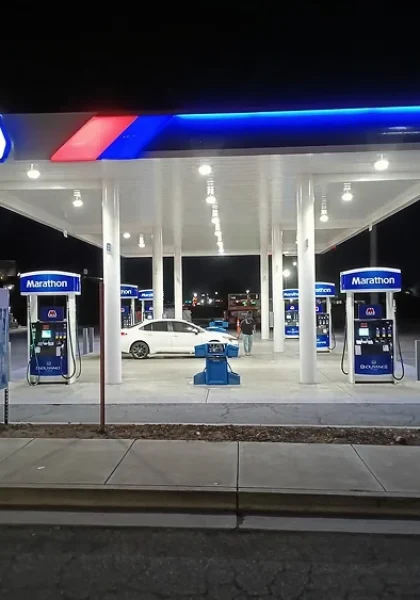 Marathon gas station recent work project