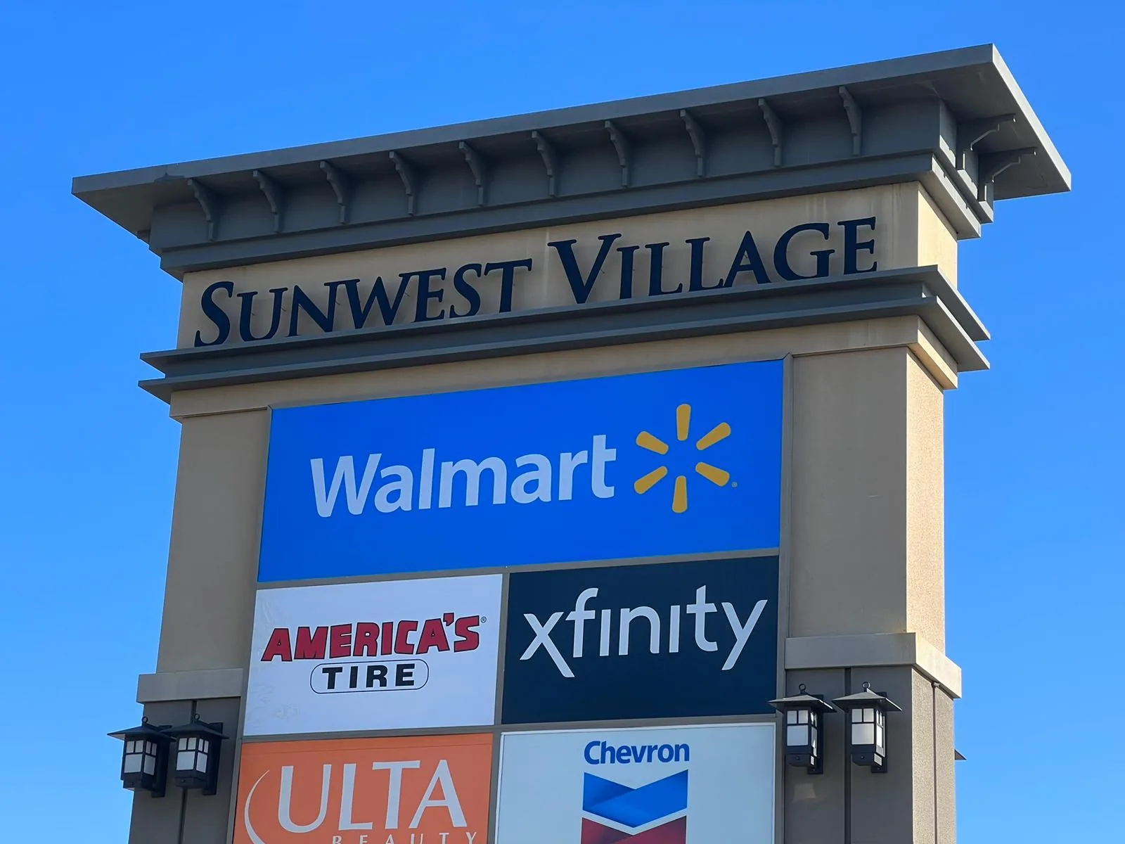 Freestanding pylon sign installation project